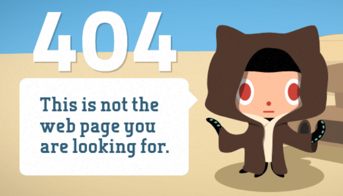GitHub Page 404