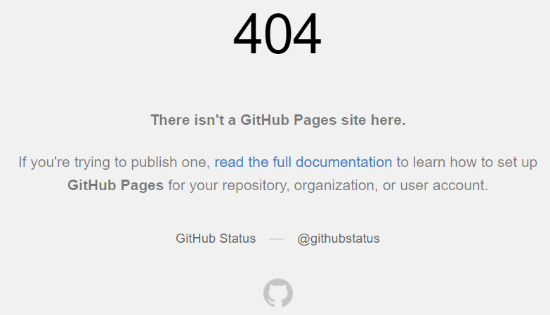 There isn't a GitHub Pages site here